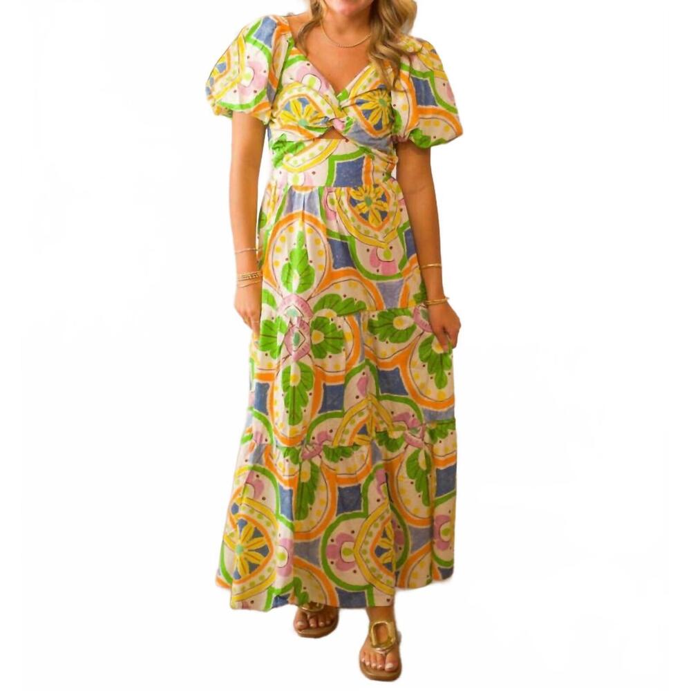 NEW SINCERELY OURS gwen maxi dress in florencia